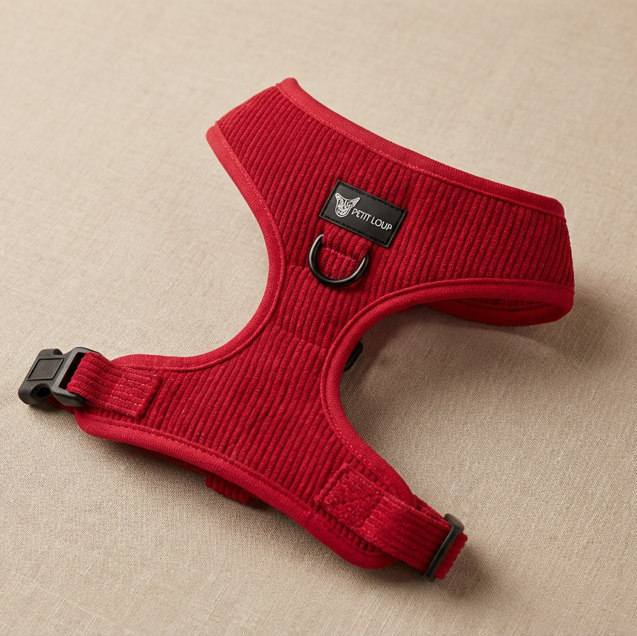 Dog Harness — Bloody Mary (Burgundy)