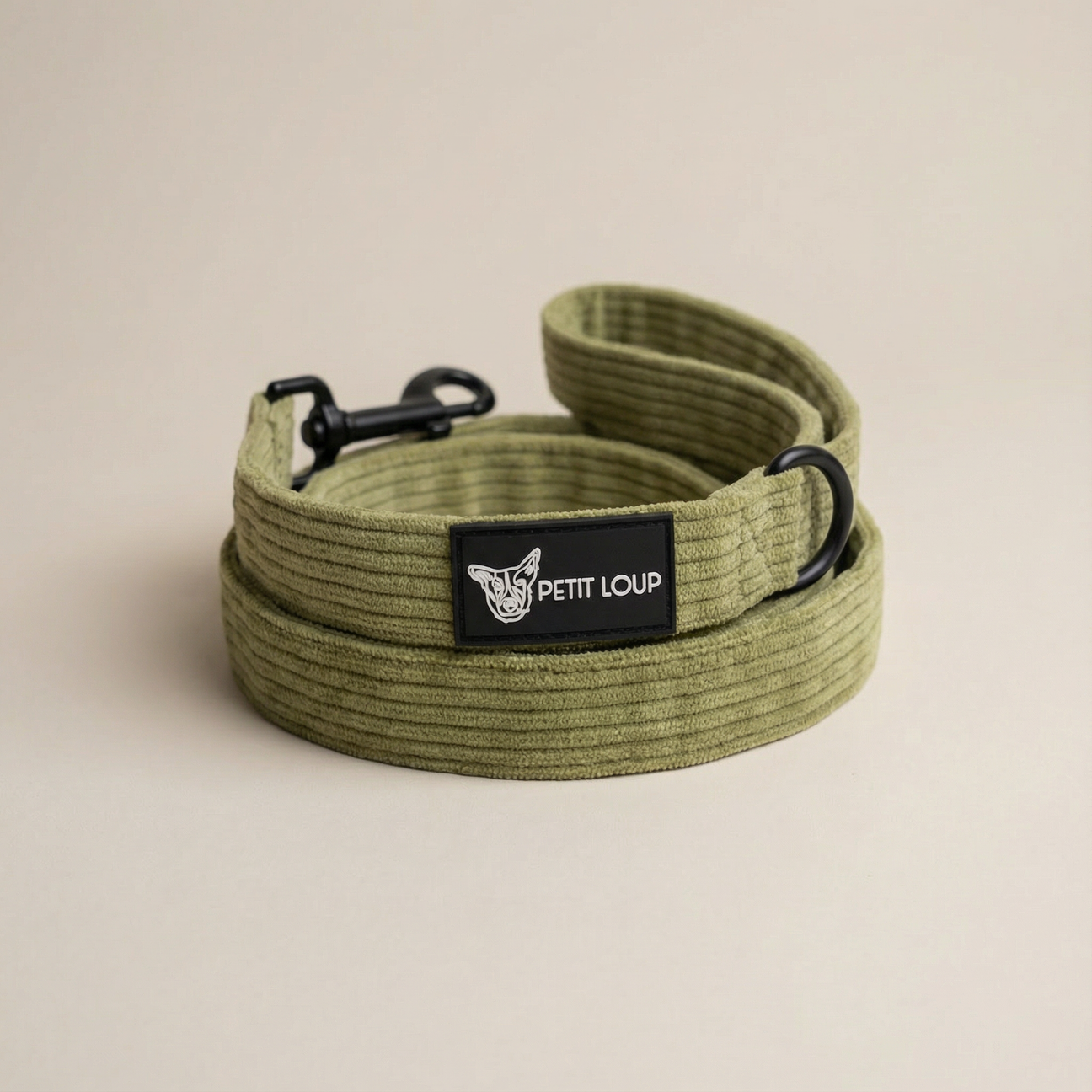 Dog Leash — Pistachio (Corduroy)
