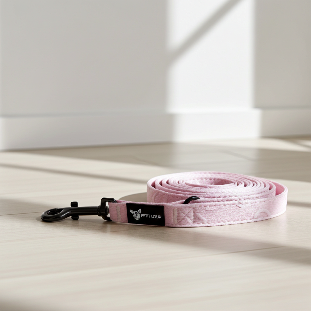 Dog Leash — Amour (Pink with Hearts)