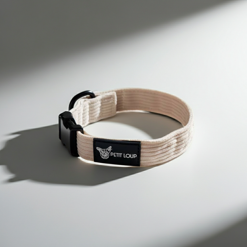 Dog Collar — Cream Dream (Corduroy)