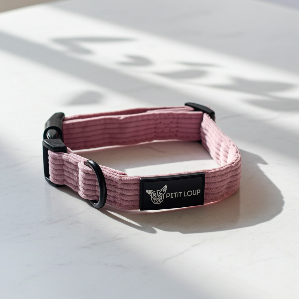 Dog Collar — Lila (Lilac Corduroy)