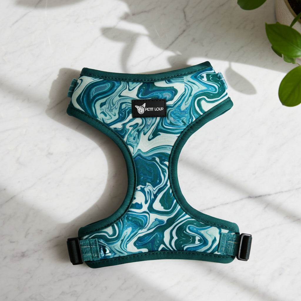 Dog Harness — Marble Magic (Neoprene)