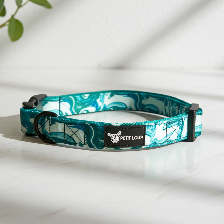Dog Collar — Marble Magic (Neoprene)
