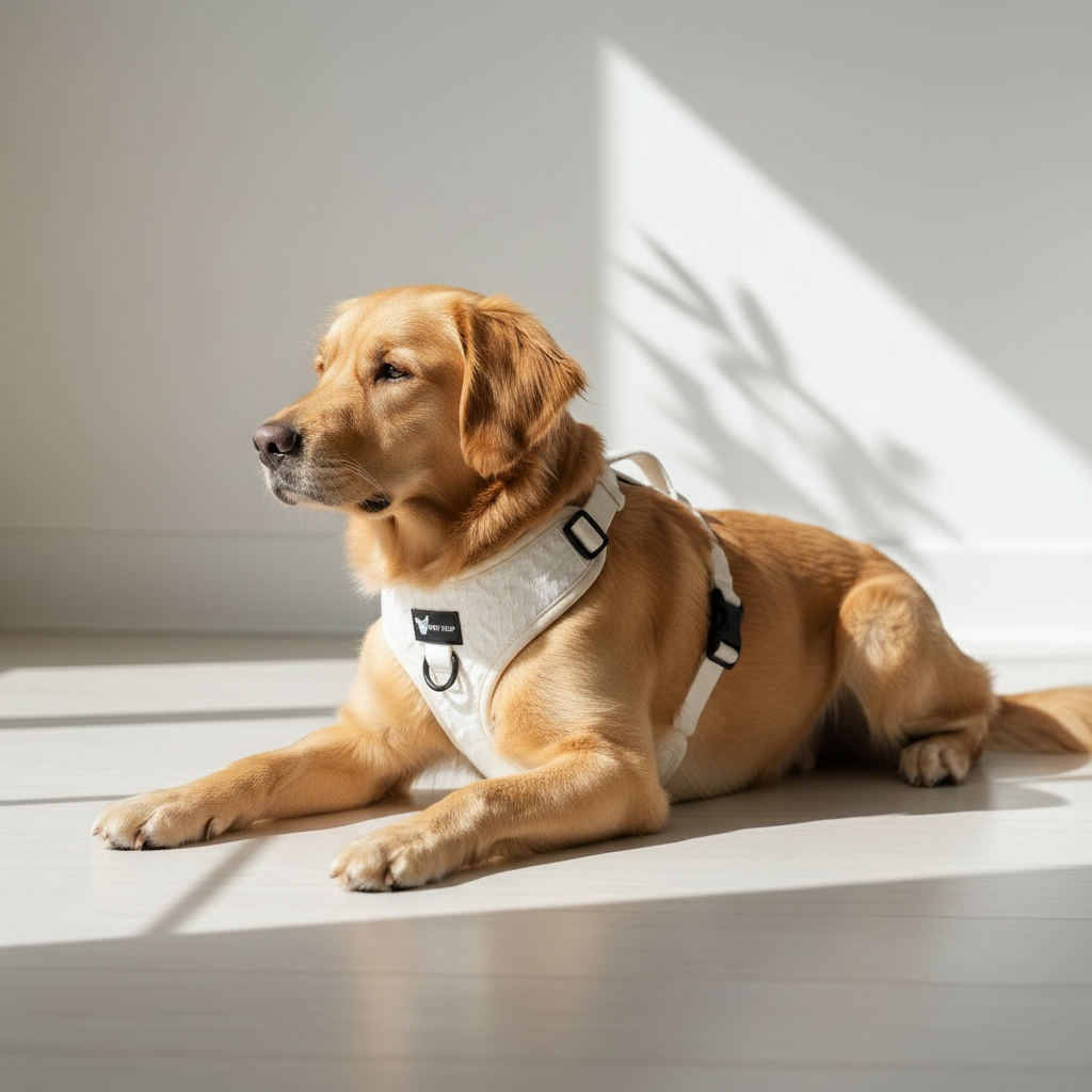 Dog Harness — Monaco (Cream)