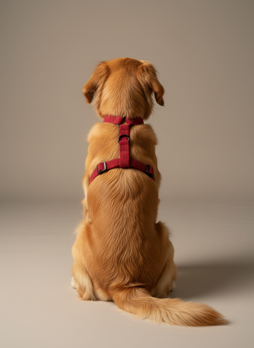 Dog Harness — Bloody Mary (Burgundy)