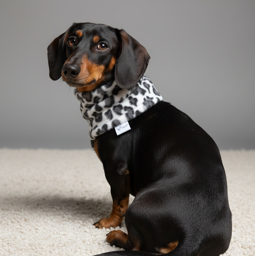 Dog Neck Warmer — Leopard
