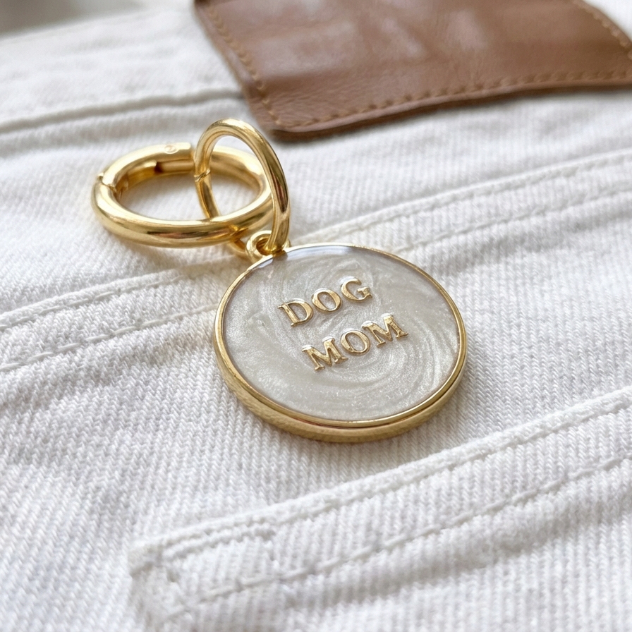 Dog Mom Keychain