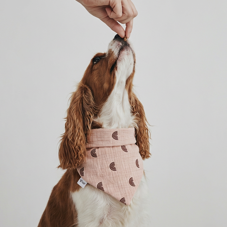 Dog Bandana — Pilou (Nude)