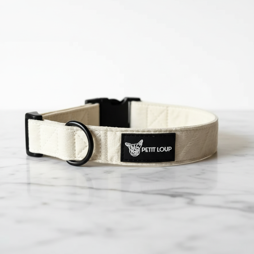 Dog Collar — Monaco (Cream)