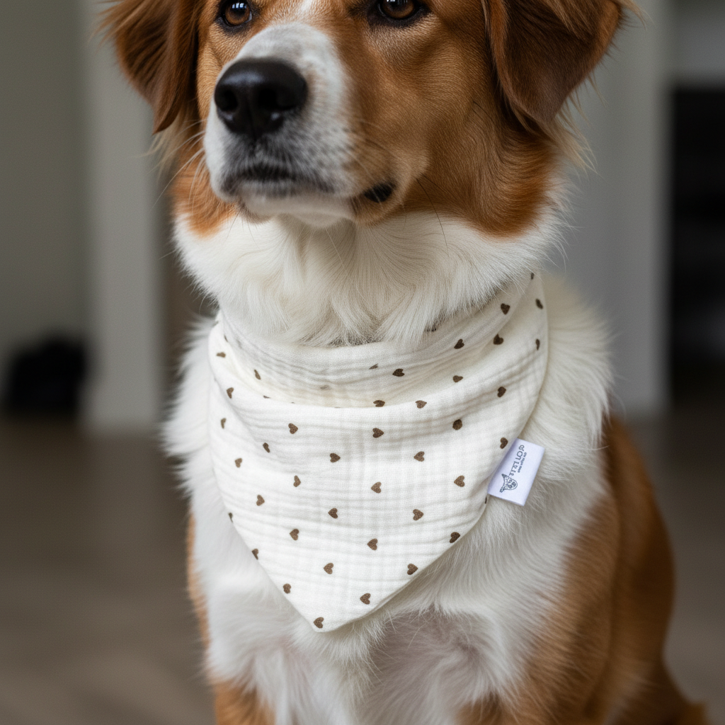 Dog Bandana — Latte