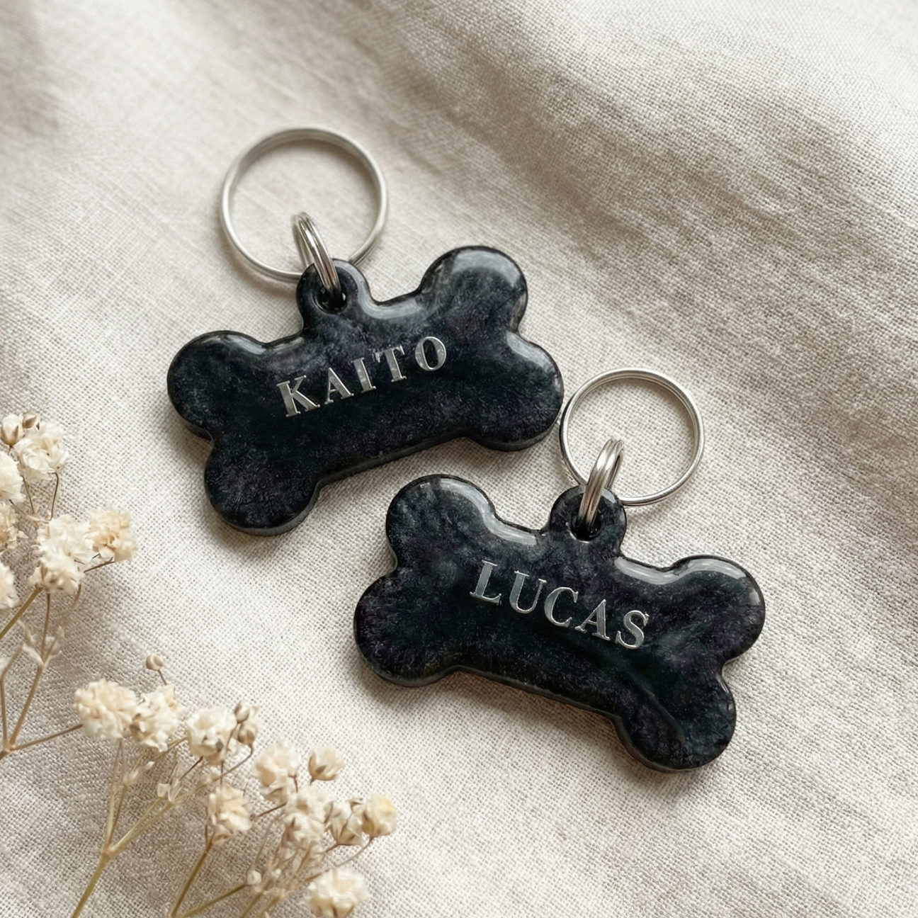 Dog ID Tag — Black Panther