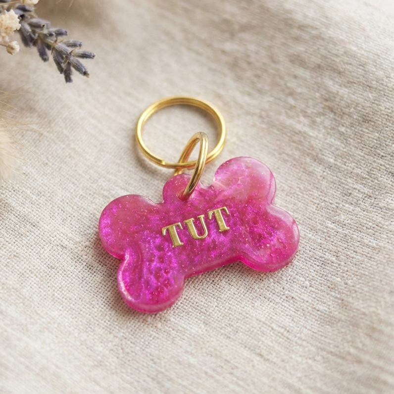 Dog ID Tag — Barbie (Pink)