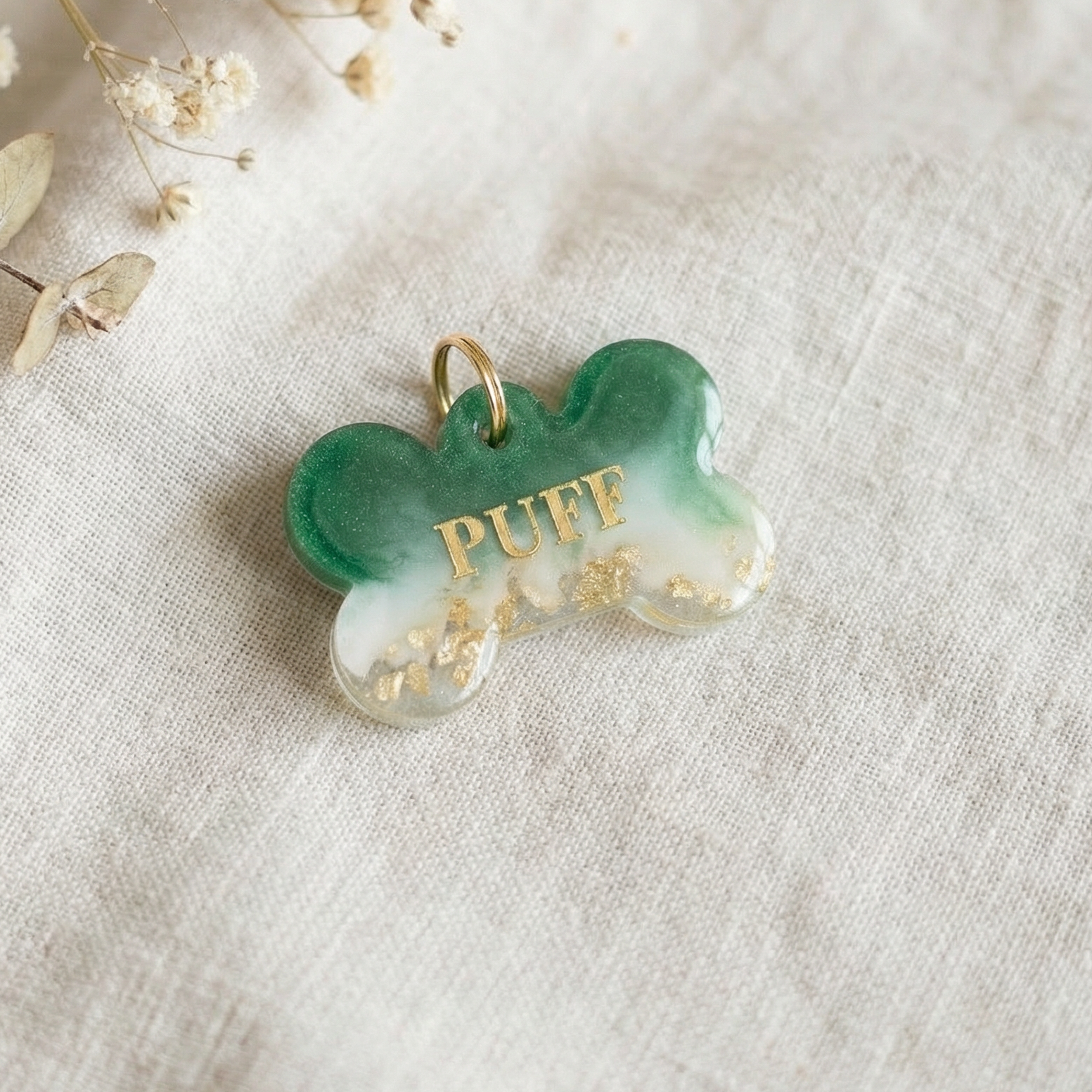 Dog ID Tag — Matcha