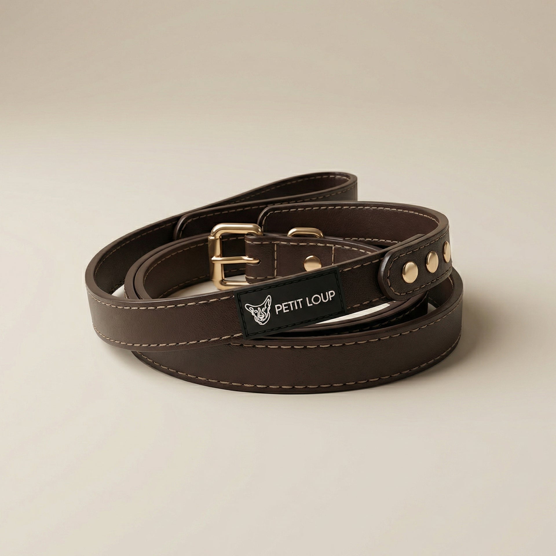 Dog Leash — Duba (Chocolate Brown)