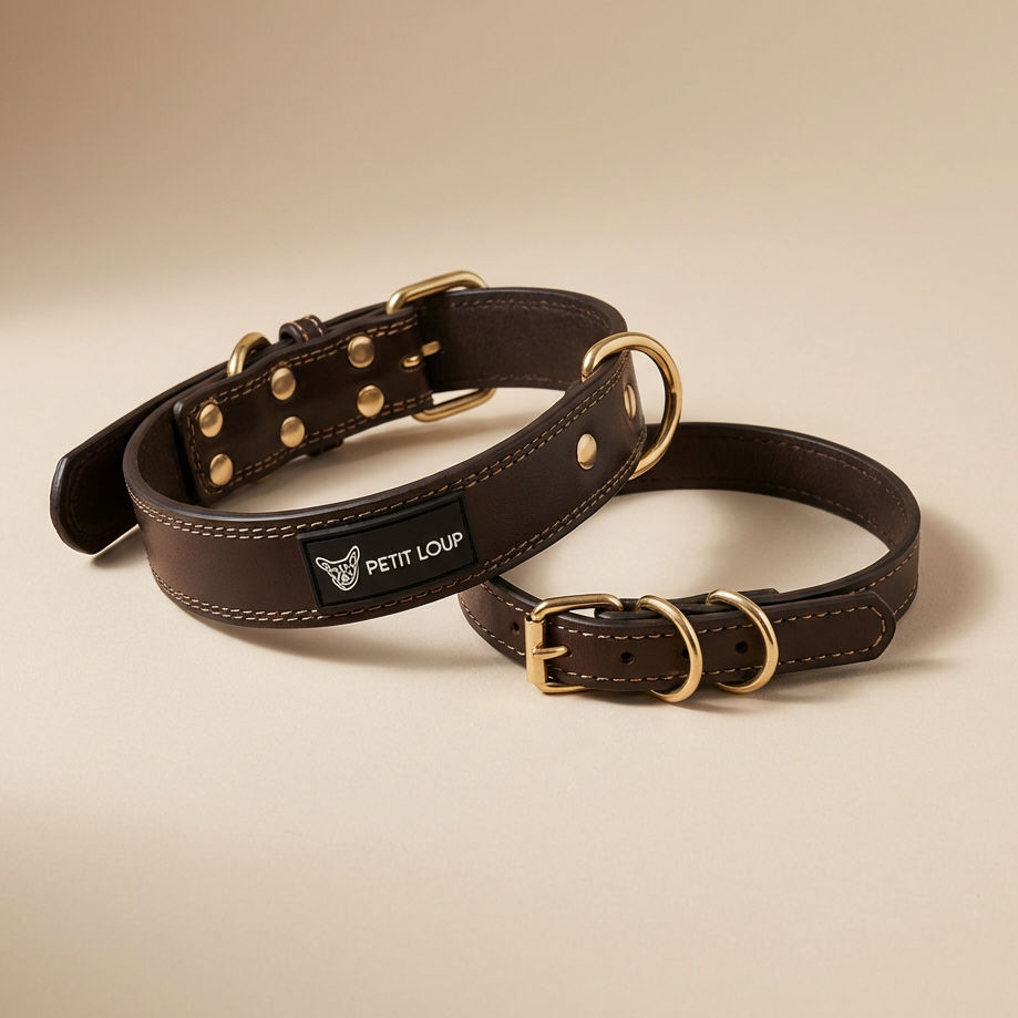 Dog Collar — Duba (Chocolate Brown)