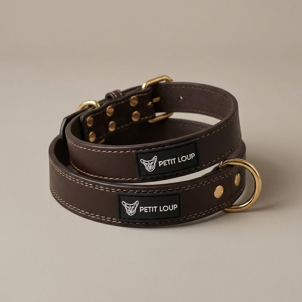 Dog Collar — Duba (Chocolate Brown)