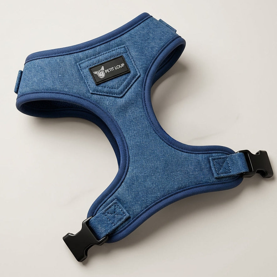 Dog Harness — Denim