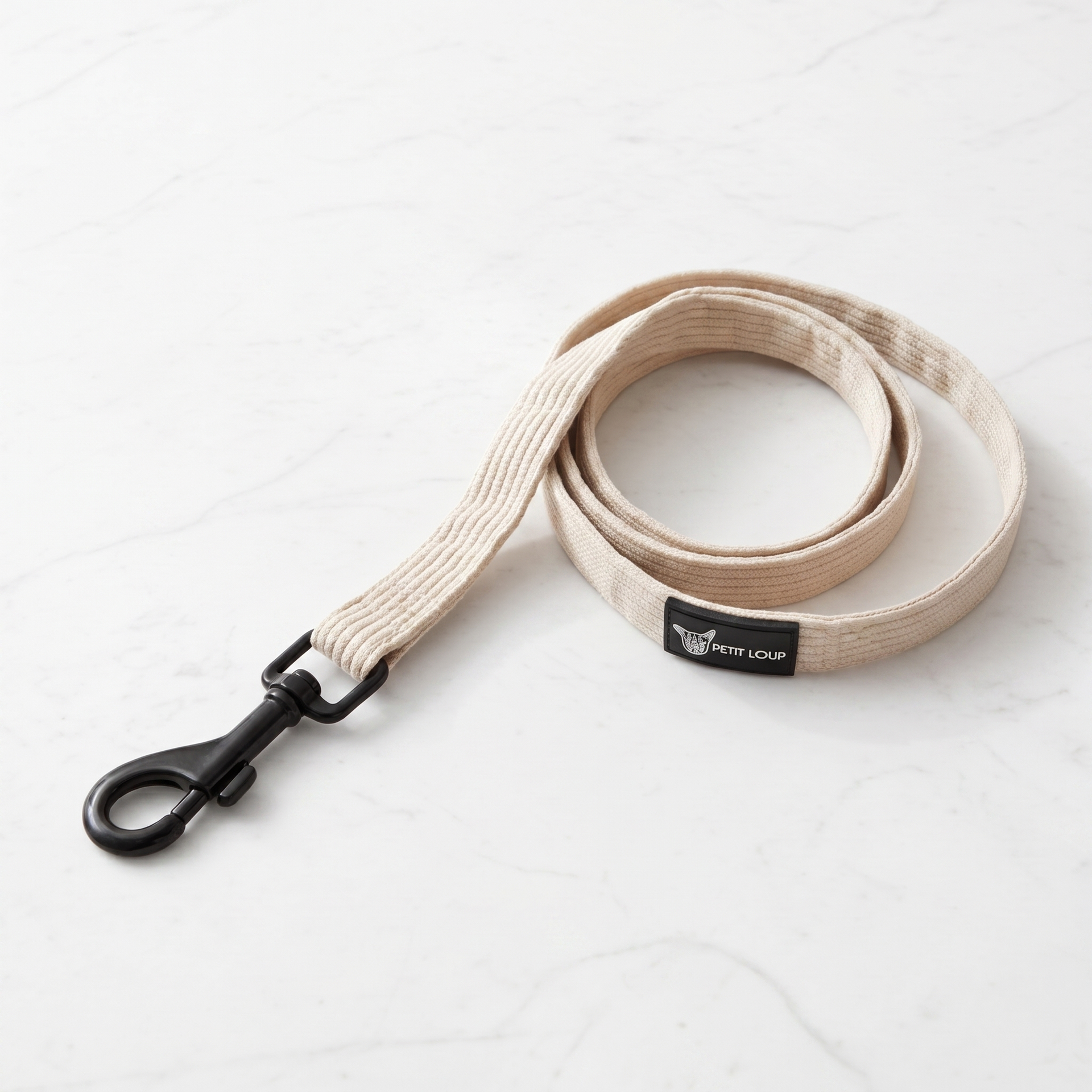 Dog Leash — Cream Dream (Corduroy)