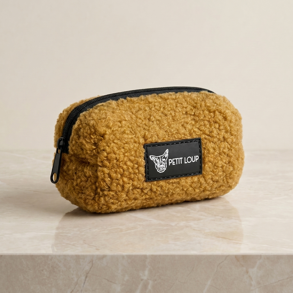 Dog Poop Bag Holder — Teddy Bear