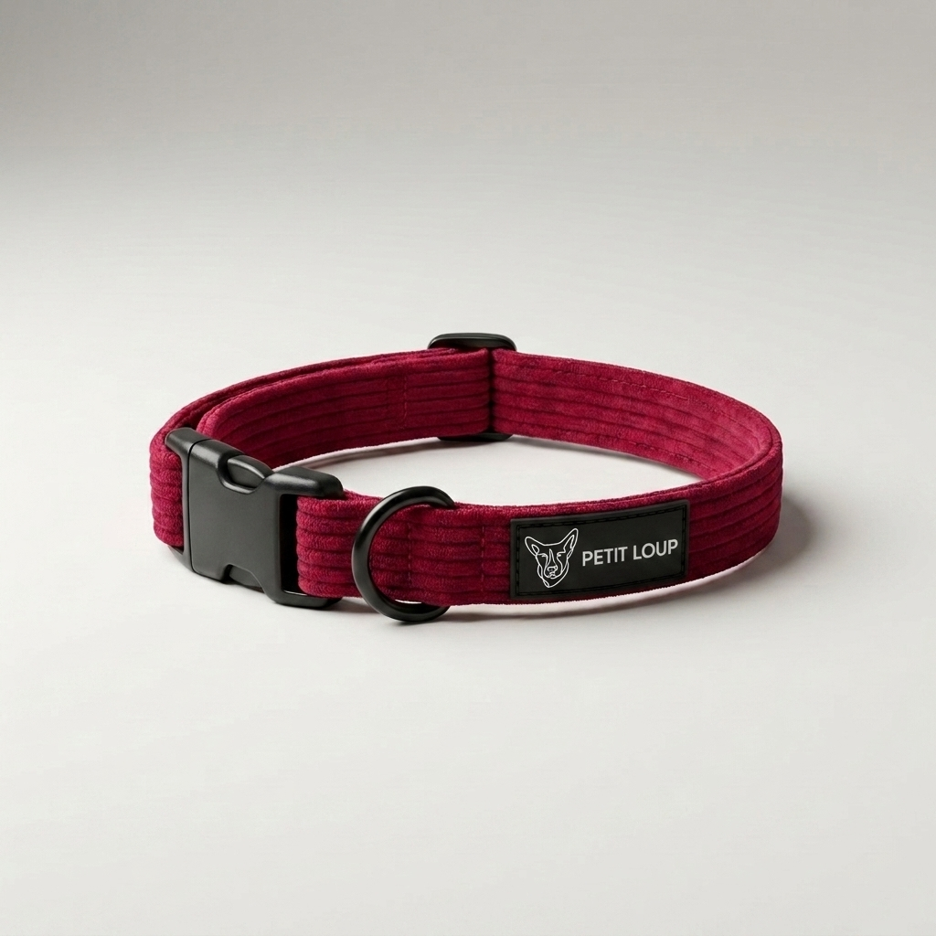 Dog Collar — Bloody Mary (Burgundy)