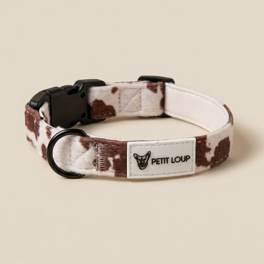 Dog Collar — Texas (Cow Print)